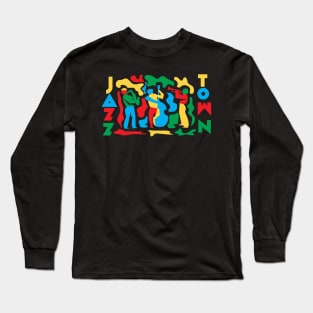 Colorful Jazz Band Fiesta Long Sleeve T-Shirt